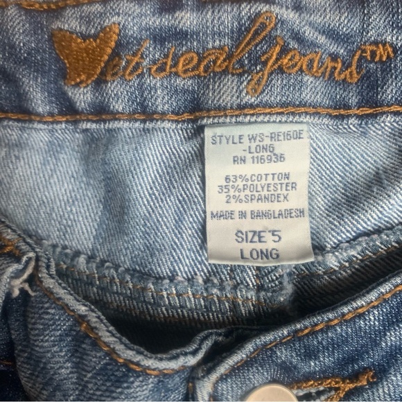 Y2k Wet Seal Low Rise Straight Leg Jeans - Picture 4 of 4